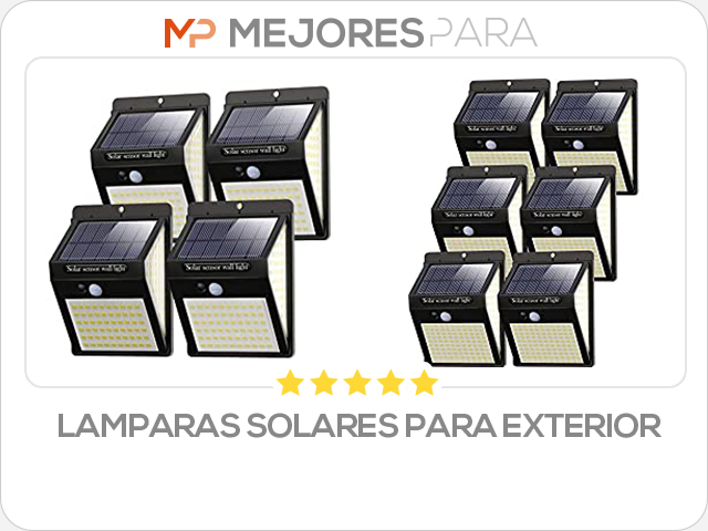 lamparas solares para exterior