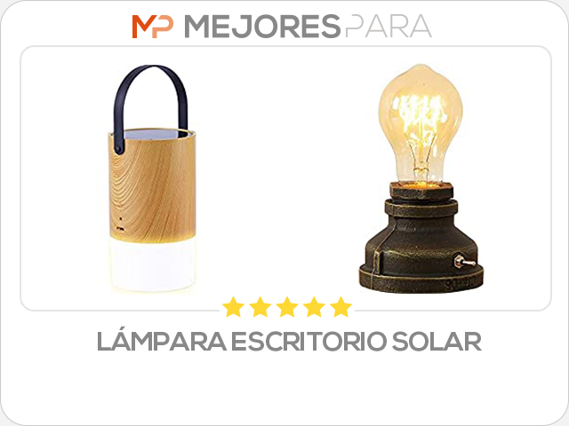 lámpara escritorio solar