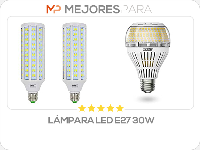 lámpara led e27 30w