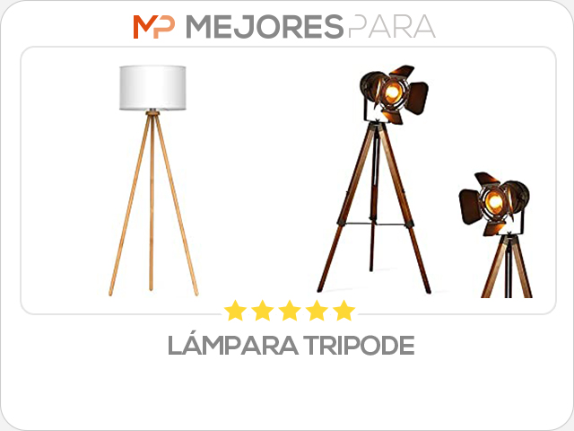 lámpara tripode