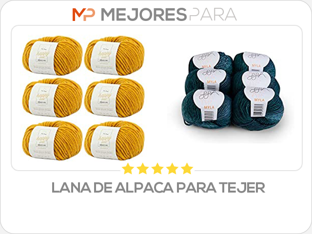 lana de alpaca para tejer