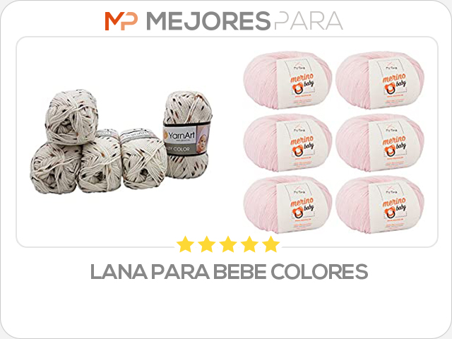 lana para bebe colores