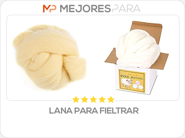 lana para fieltrar