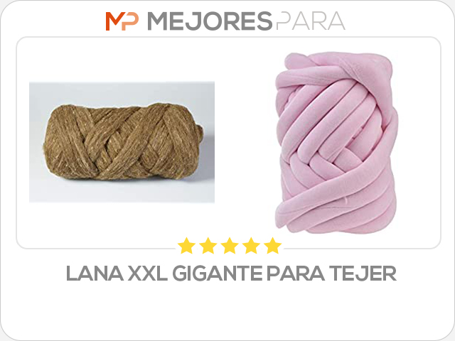 lana xxl gigante para tejer