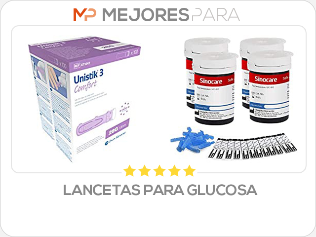 lancetas para glucosa