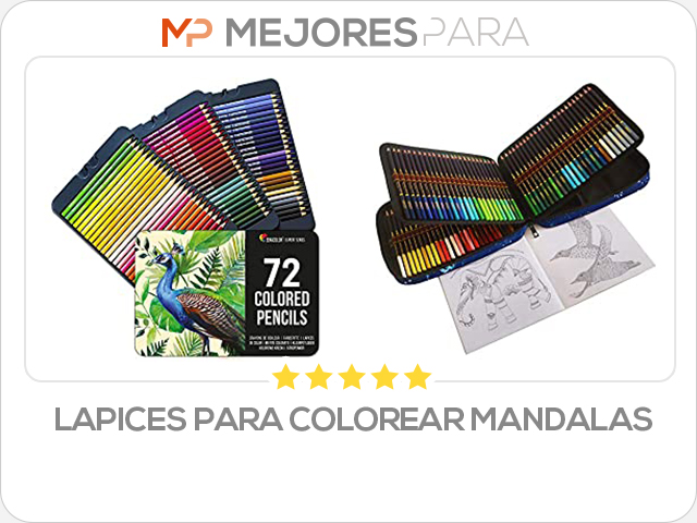 lapices para colorear mandalas