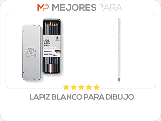 lapiz blanco para dibujo