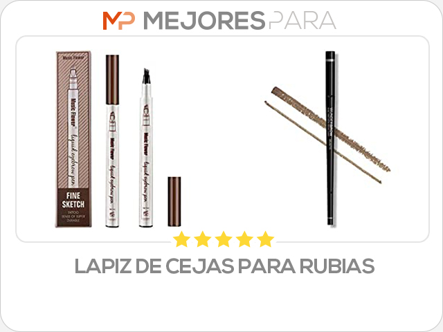 lapiz de cejas para rubias