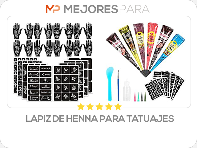 lapiz de henna para tatuajes