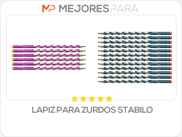 lapiz para zurdos stabilo