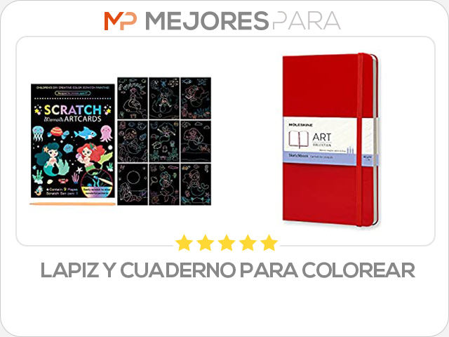 lapiz y cuaderno para colorear