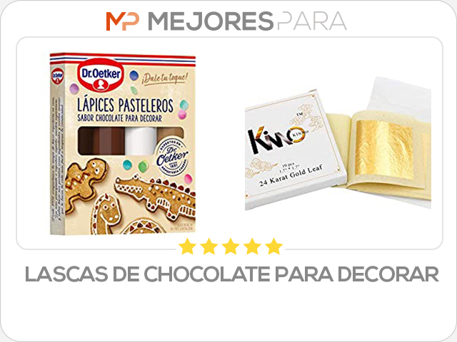 lascas de chocolate para decorar