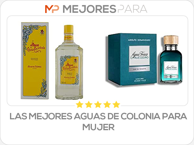 las mejores aguas de colonia para mujer