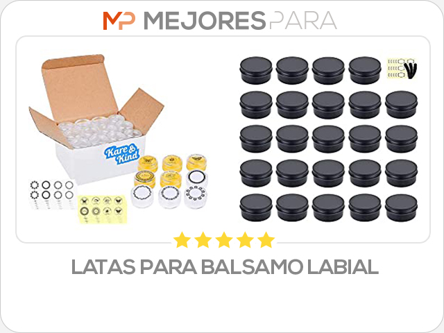 latas para balsamo labial