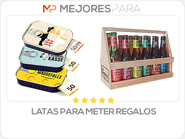 latas para meter regalos