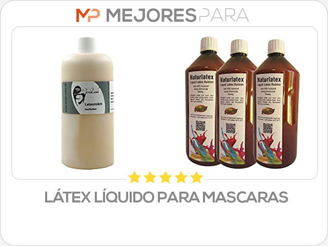 látex líquido para mascaras