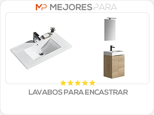 lavabos para encastrar