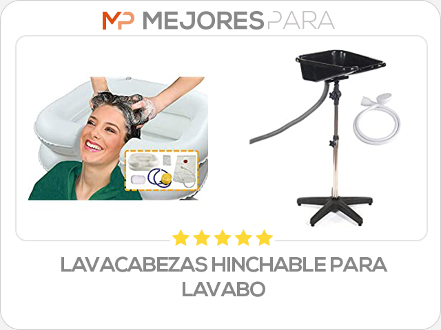 lavacabezas hinchable para lavabo