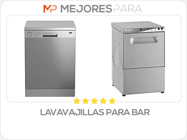 lavavajillas para bar