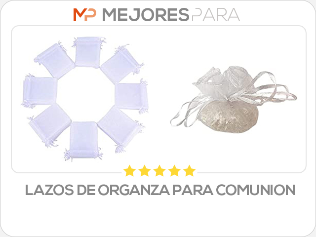 lazos de organza para comunion