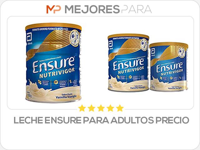 leche ensure para adultos precio