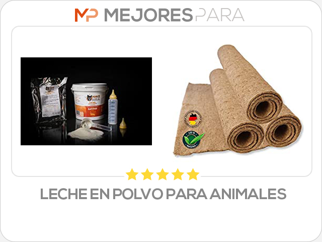 leche en polvo para animales