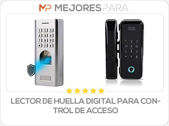 lector de huella digital para control de acceso