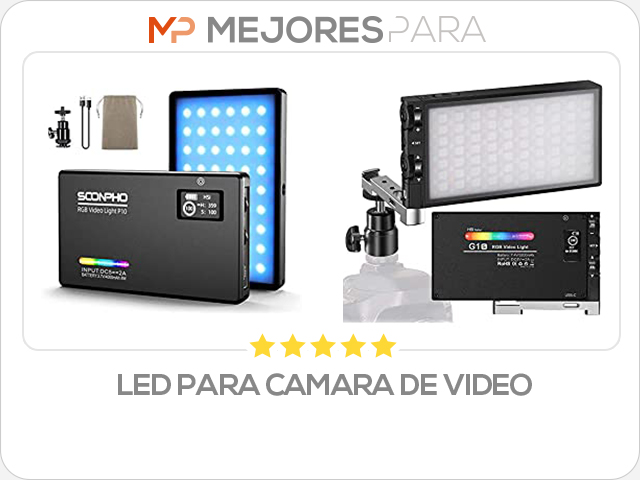 led para camara de video