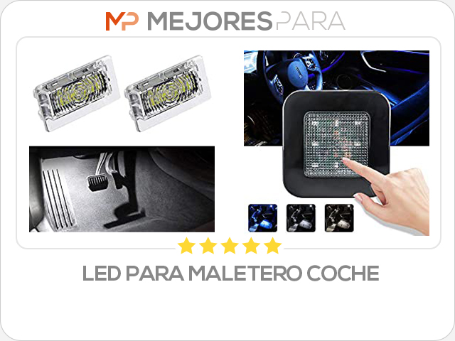 led para maletero coche