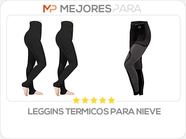 leggins termicos para nieve