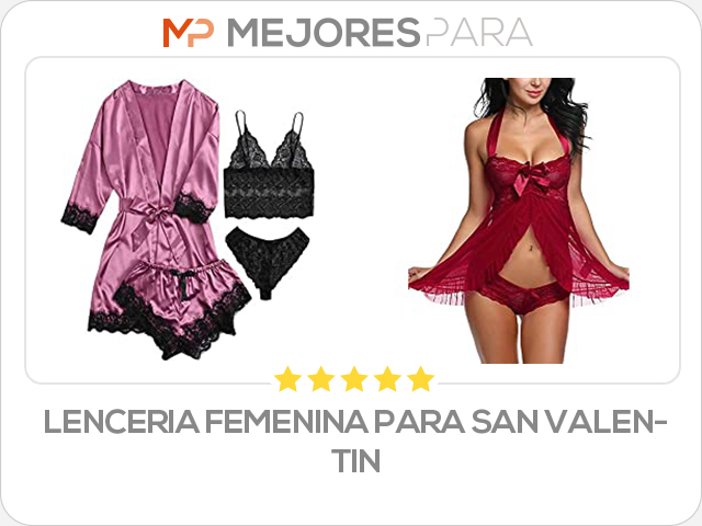 lenceria femenina para san valentin