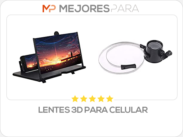 lentes 3d para celular