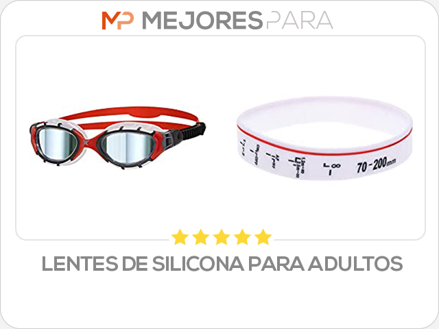 lentes de silicona para adultos