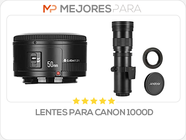 lentes para canon 1000d