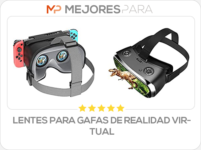 lentes para gafas de realidad virtual