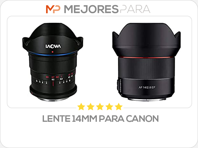 lente 14mm para canon