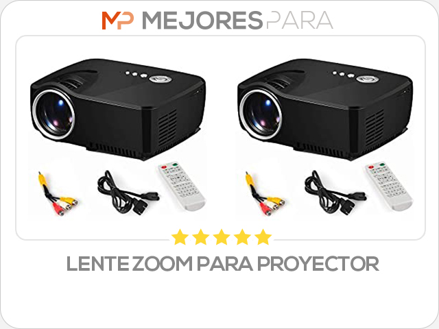 lente zoom para proyector