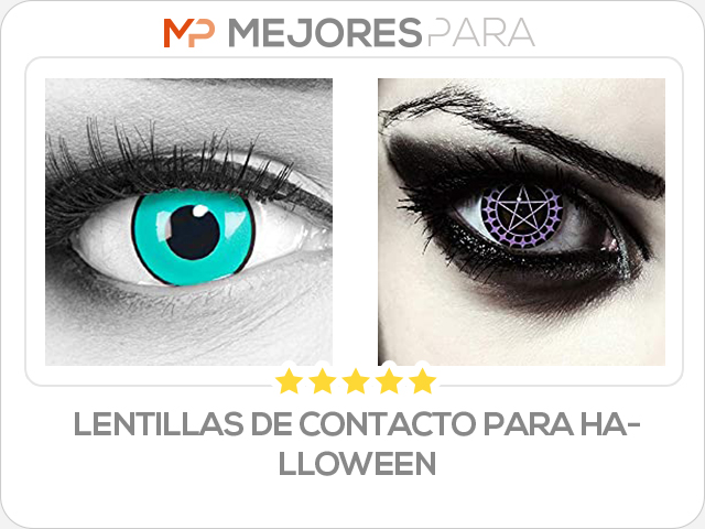 lentillas de contacto para halloween