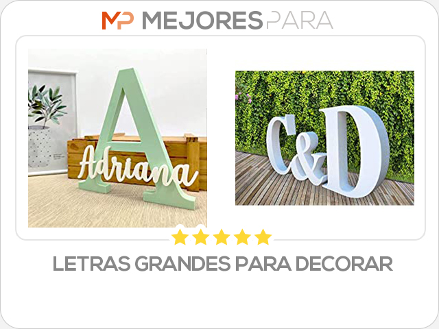 letras grandes para decorar