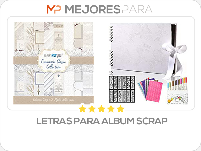 letras para album scrap