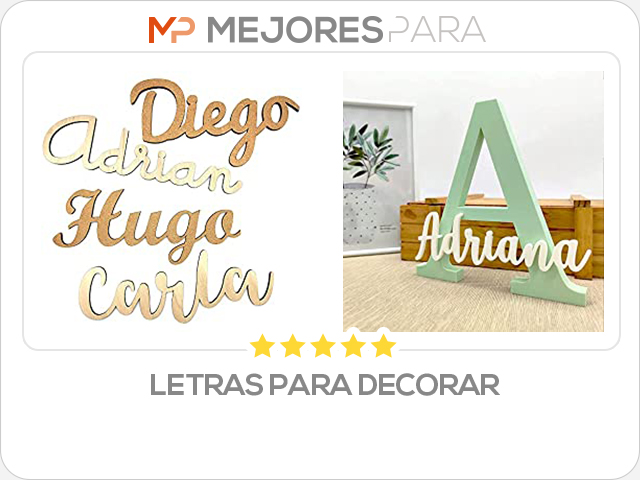 letras para decorar