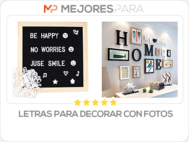 letras para decorar con fotos