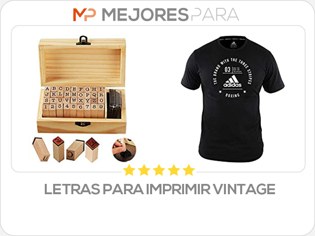 letras para imprimir vintage