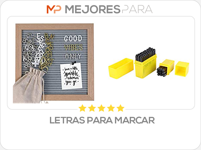 letras para marcar