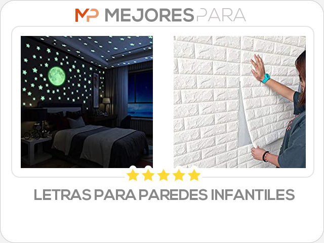 letras para paredes infantiles