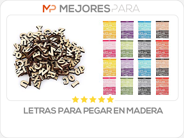 letras para pegar en madera