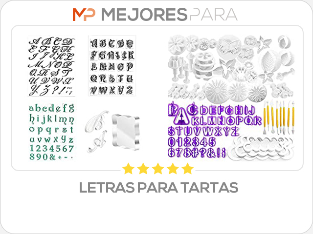 letras para tartas