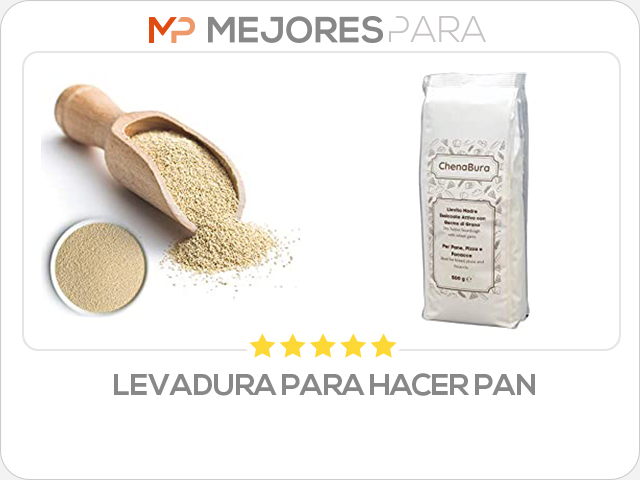 levadura para hacer pan