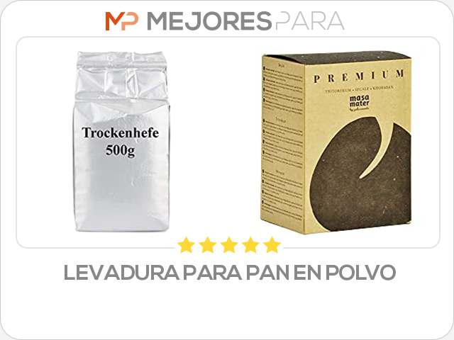 levadura para pan en polvo