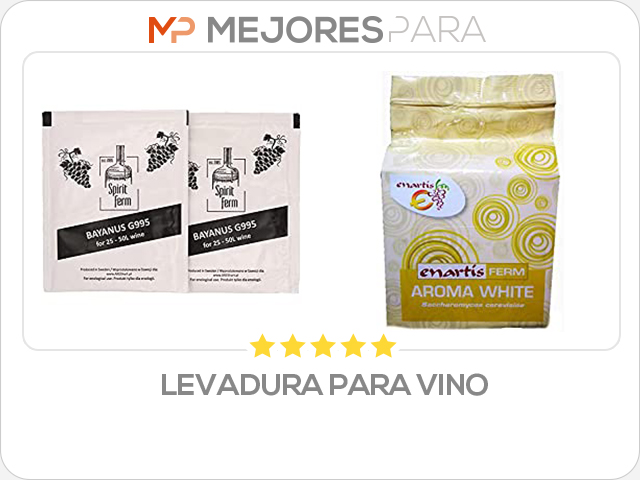 levadura para vino